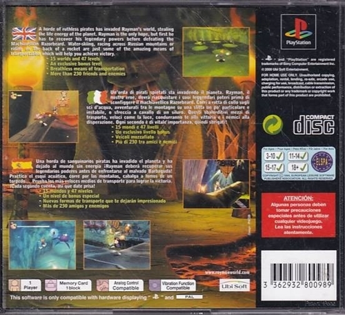 Rayman 2 - PlayStation 1 (B Grade) (Genbrug)